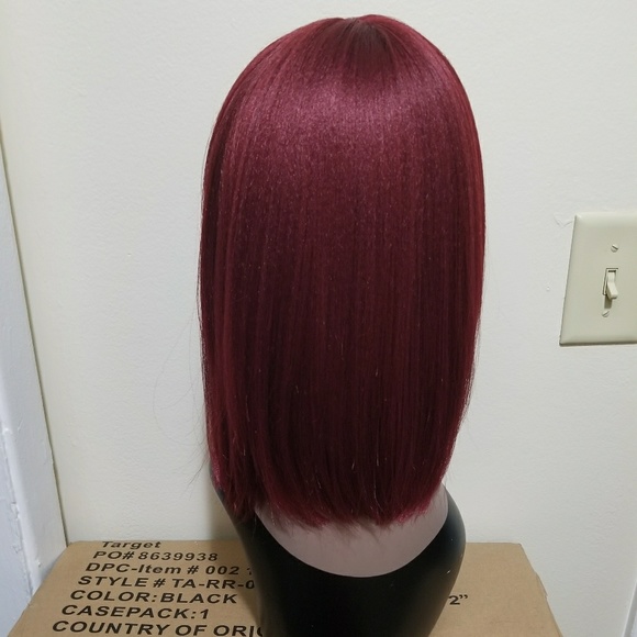 Burgundy China Bang Bob - Picture 3 of 4